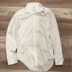 Calvin Klein Men's White Dress Shirt